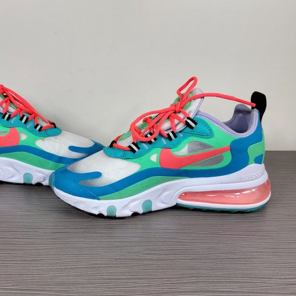 Nike Air Max 270 Electro Green Lagoon, Womens 5.5 - Picture 6 of 11